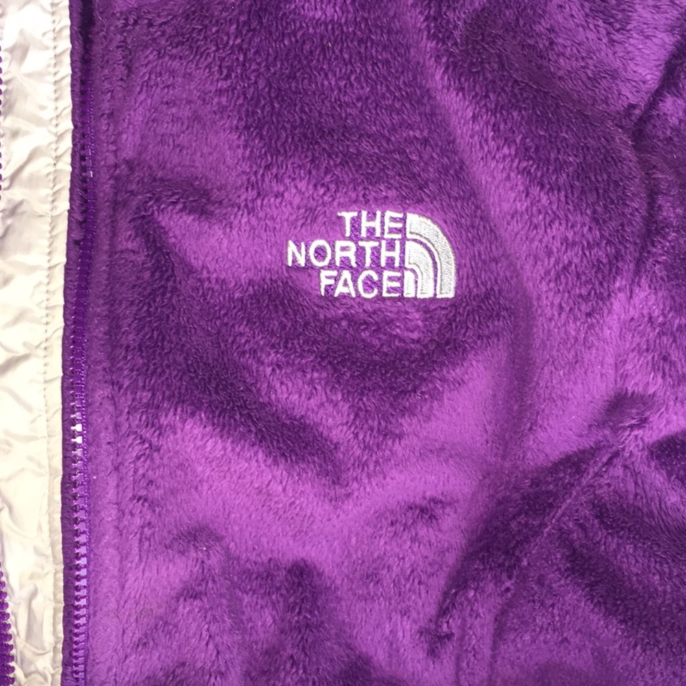 Purple north face jacket